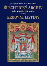 obálka Šlechtický archiv c.k. ministerstva vnitra. Erbovní listiny