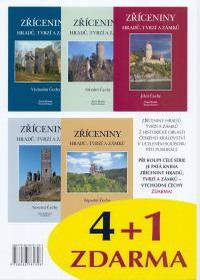 obálka Zříceniny hradů, tvrzí a zámků – komplet, 4+1