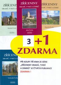 obálka Zříceniny hradů, tvrzí a zámků – Z,St,J,+V, 3+1