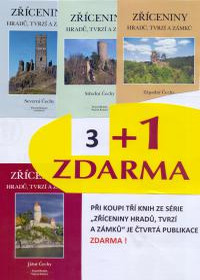 obálka Zříceniny hradů, tvrzí a zámků – Z,St,V,+J, 3+1